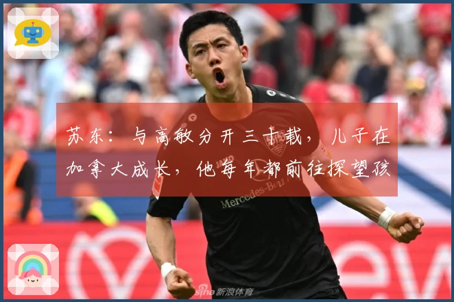 苏东：与高敏分开三十载，儿子在加拿大成长，他每年都前往探望孩子
